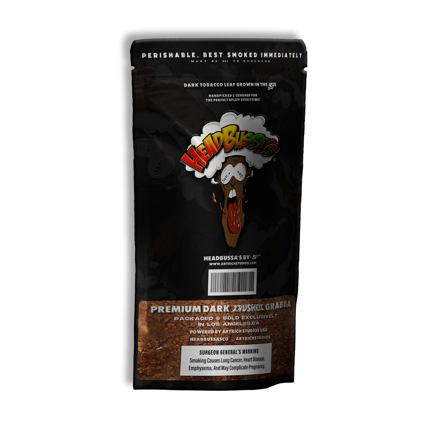 HeadBussa's By: 5MIL - Dark Crushed Grabba